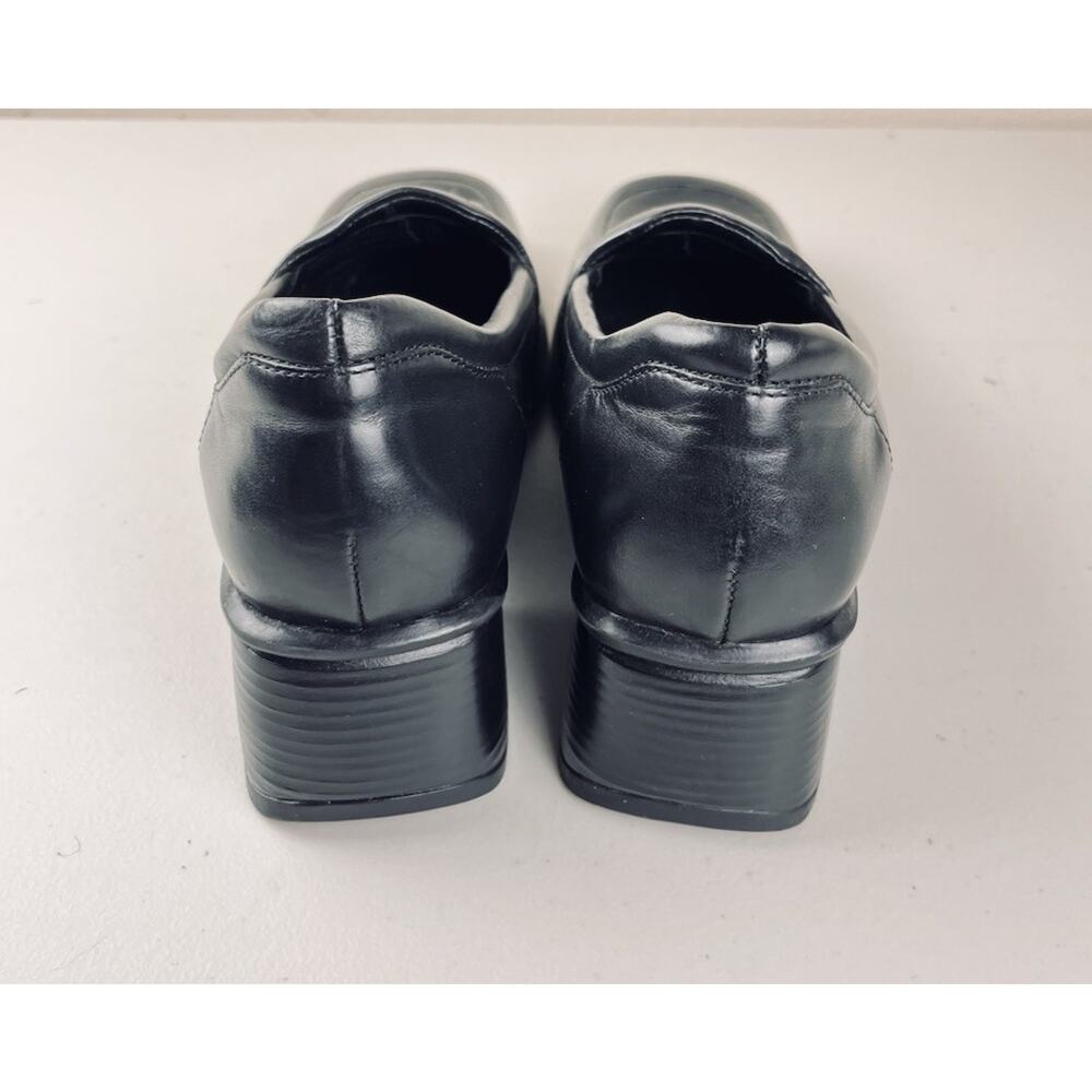 Earth Shoe Gelron 2000 Black Leather Tassel Loafers Comfort First Womens 6.5 - Picture 4 of 7